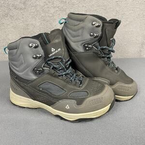Vasque Shoes Youth Size 5 Gray Waterproof Boots Kids Outdoor Hiking Trail 7252